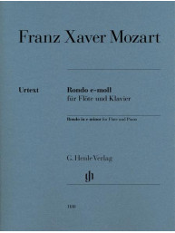Franz Xaver Mozart: Rondo in E minor (noty na příčnou flétnu, klavír)