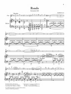 Franz Xaver Mozart: Rondo in E minor (noty na příčnou flétnu, klavír)