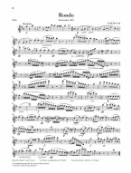 Franz Xaver Mozart: Rondo in E minor (noty na příčnou flétnu, klavír)