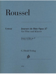 Albert Roussel: Joueurs de Flute, Op. 27 (noty na příčnou flétnu, klavír)