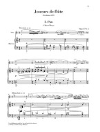 Albert Roussel: Joueurs de Flute, Op. 27 (noty na příčnou flétnu, klavír)