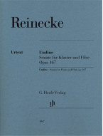 Carl Reinecke: Undine - Sonata For Piano and Flute Op. 167 (noty na příčnou flétnu, klavír)
