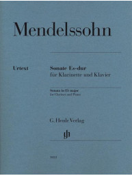 Felix Mendelssohn Bartholdy: Sonata in Eb Major (noty na klarinet, klavír)