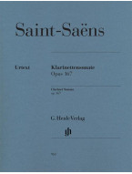 Camille Saint-Saëns: Clarinet Sonata Op.167 (noty na klarinet, klavír)