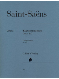 Camille Saint-Saëns: Clarinet Sonata Op.167 (noty na klarinet, klavír)