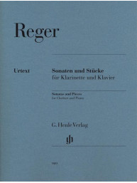 Max Reger: Sonatas and Pieces (noty na klarinet, klavír)