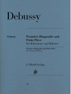 Claude Debussy: Premiere Rhapsodie and Petite Piece (noty na klarinet, klavír)