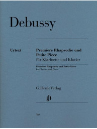 Claude Debussy: Premiere Rhapsodie and Petite Piece (noty na klarinet, klavír)