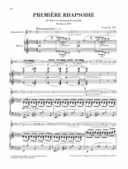 Claude Debussy: Premiere Rhapsodie and Petite Piece (noty na klarinet, klavír)