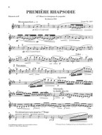 Claude Debussy: Premiere Rhapsodie and Petite Piece (noty na klarinet, klavír)