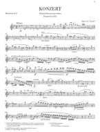 Carl Maria von Weber: Clarinet Concerto No.1 F minor Op.73 (noty na klarinet, klavír)