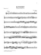 Wolfgang Amadeus Mozart: Clarinet Concerto A major K. 622 (noty na klarinet, klavír)