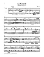 Wolfgang Amadeus Mozart: Clarinet Concerto A major K. 622 (noty na klarinet, klavír)