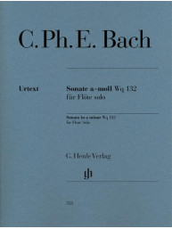 Carl Philipp Emanuel Bach: Sonata for Flute Solo Wq 132 (noty na příčnou flétnu)