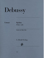 Claude Debussy: Syrinx (noty na příčnou flétnu)