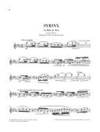 Claude Debussy: Syrinx (noty na příčnou flétnu)