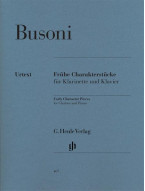 Ferruccio Busoni: Early Character Pieces (noty na klarinet, klavír)