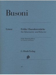 Ferruccio Busoni: Early Character Pieces (noty na klarinet, klavír)