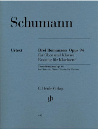 Robert Schumann: Romances For Oboe (noty na klarinet, klavír)