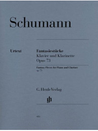 Robert Schumann: Fantasy Pieces For Clarinet And Piano Op.73 (noty na klarinet, klavír)