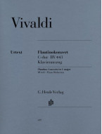 Antonio Vivaldi: Concerto for Flautino (noty na příčnou flétnu, klavír)