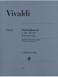 Antonio Vivaldi: Concerto for Flautino (noty na příčnou flétnu, klavír)