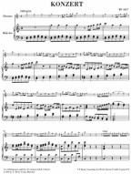 Antonio Vivaldi: Concerto for Flautino (noty na příčnou flétnu, klavír)