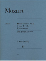 W.A. Mozart: Concerto for Flute and Orchestra G major K.313 (noty na příčnou flétnu, klavír)