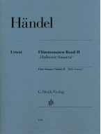 Georg Friedrich Händel: Flute Sonatas Volume II - Hallenser-Sonatas (noty na příčnou flétnu, klavír)