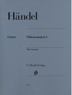 Georg Friedrich Händel: Flute Sonatas Volume I (noty na příčnou flétnu, klavír)