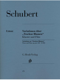 Franz Schubert: Variations On 'Trockne Blumen' D.802 (noty na příčnou flétnu, klavír)