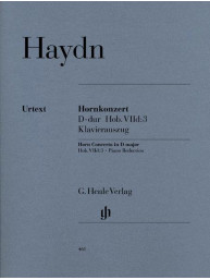 Franz Joseph Haydn: Concerto for Horn and Orchestra D major Hob. VIId (noty na lesní roh, klavír)