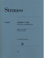 Richard Strauss: Andante in C major (noty na lesní roh, klavír)