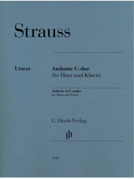 Richard Strauss: Andante in C major (noty na lesní roh, klavír)