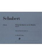 Franz Schubert: Works For Piano Four-Hands Volume 1 (noty na čtyřruční klavír)