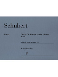 Franz Schubert: Works For Piano Four-Hands Volume 1 (noty na čtyřruční klavír)