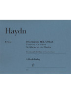 Franz Joseph Haydn: Divertimento Hob. XVIIa (noty na čtyřruční klavír)
