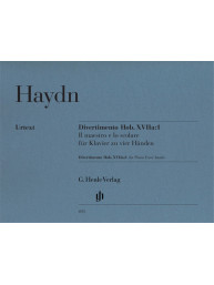 Franz Joseph Haydn: Divertimento Hob. XVIIa (noty na čtyřruční klavír)
