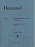 Johann Nepomuk Hummel: Trumpet Concerto in E Major (noty na trubku, klavír)