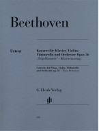 Ludwig van Beethoven: Concerto C major [Triple Concerto] op. 56 (noty na housle, violoncello, čtyřruční klavír)