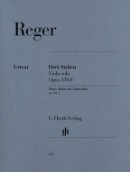 Max Reger: 3 Suites Opus 131d (noty na violu)