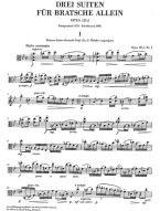 Max Reger: 3 Suites Opus 131d (noty na violu)