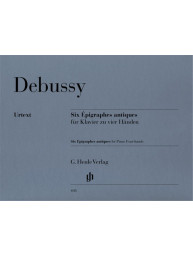 Claude Debussy: Six Epigraphes Antiques (noty na čtyřruční klavír)