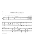 Claude Debussy: Six Epigraphes Antiques (noty na čtyřruční klavír)