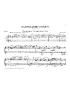 Claude Debussy: Six Epigraphes Antiques (noty na čtyřruční klavír)