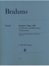 Johannes Brahms: Sonata Op.120 - Viola Part (noty na violu)