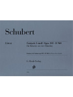 Franz Schubert: Fantasy F minor op. 103 D 940 (noty na čtyřruční klavír)
