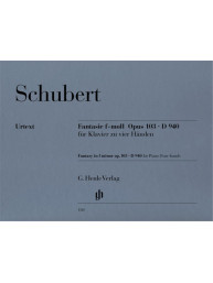 Franz Schubert: Fantasy F minor op. 103 D 940 (noty na čtyřruční klavír)