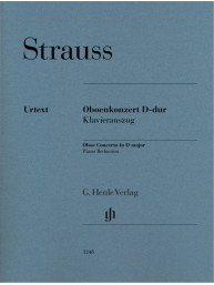 Richard Strauss: Oboe Concerto in D major (noty na hoboj, klavír)