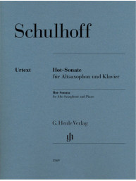Erwin Schulhoff: Hot-Sonata (noty na altsaxofon, klavír)